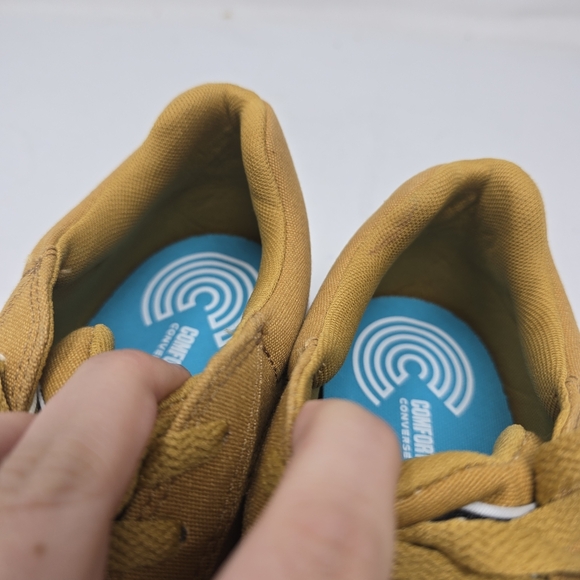 Converse Mens Size 11.5 El Distrito 2.0 OX Honey Brown White Sneakers A03787F - Picture 10 of 13